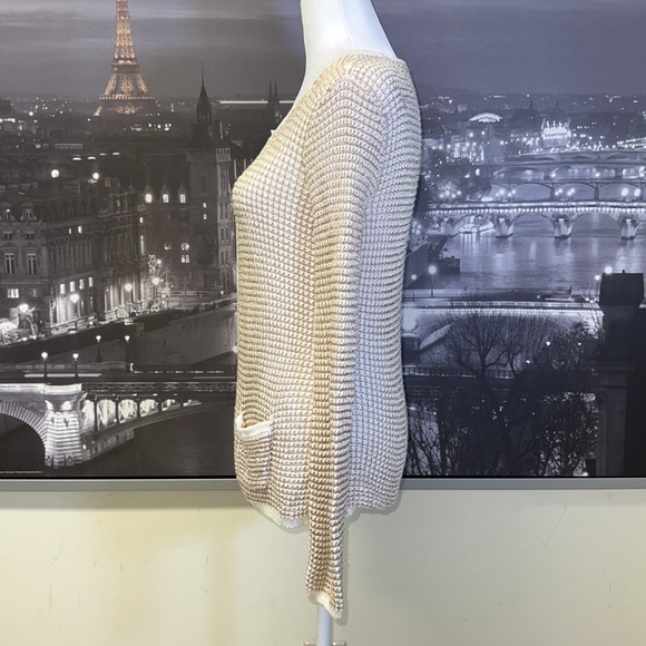 SAKS FIFTH AVE BLACK LABEL OPEN CARDIGAN - Picture 3 of 7